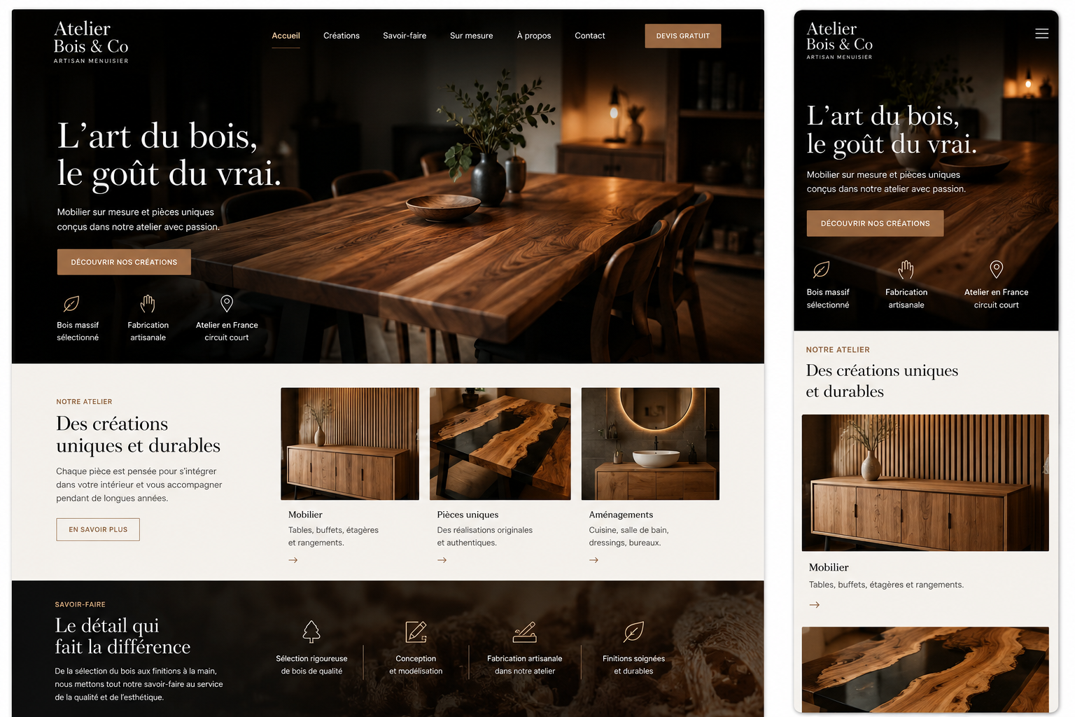 Atelier Bois & Co, vue 1